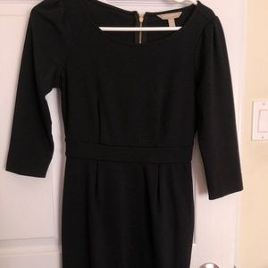 Banana Republic black dress 3/4 sleeve